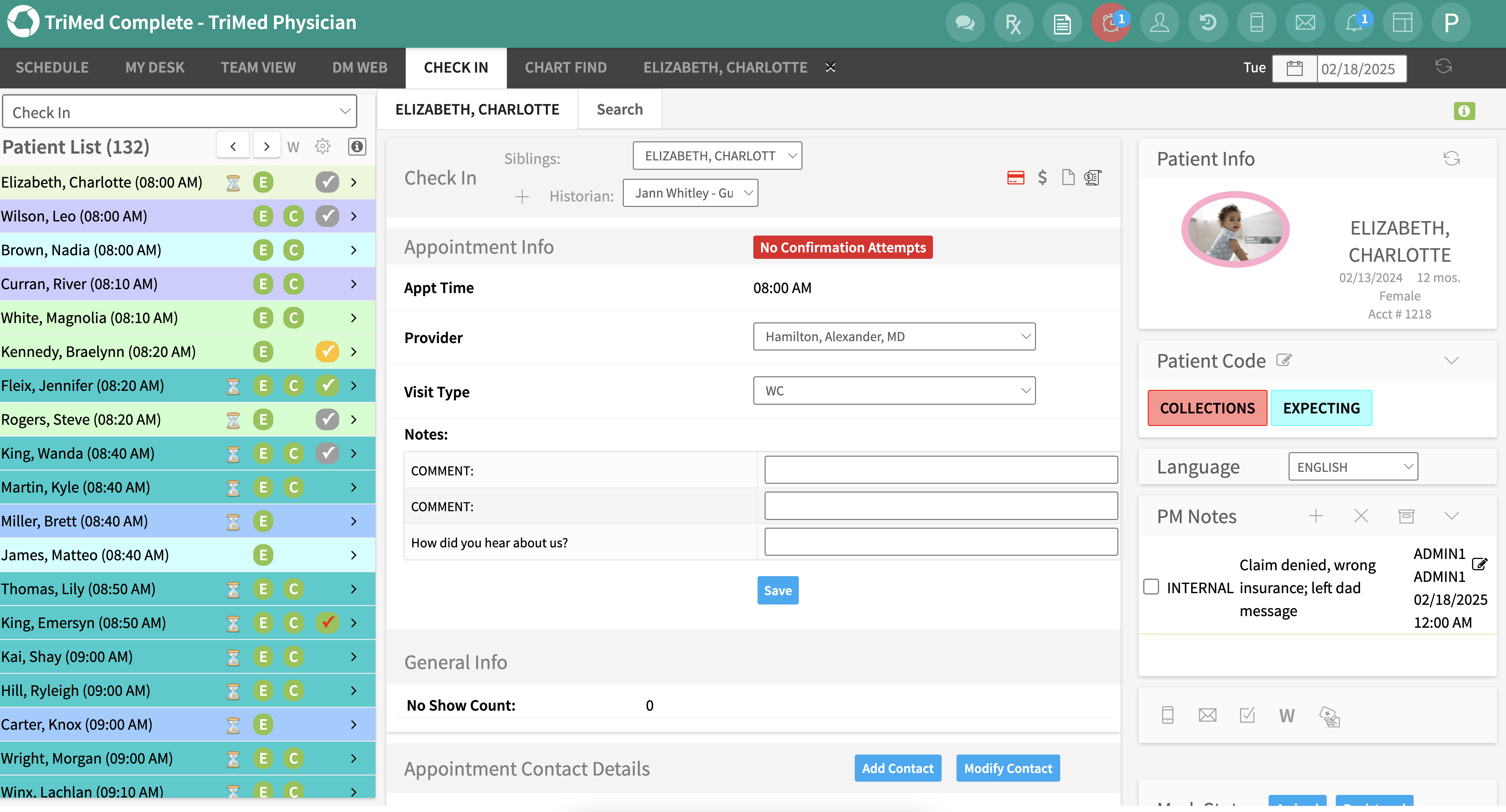 screenshot of TriMed Complete